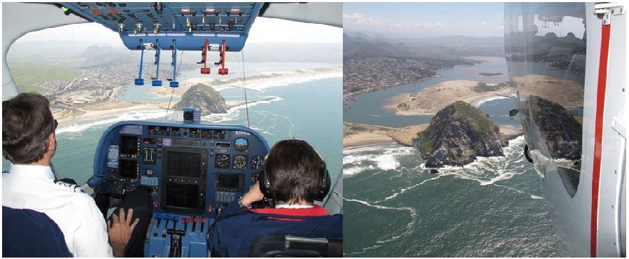 Airship Flight Platform, Radar Altimeter test down the coast of California